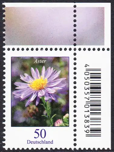 BUND 2005 Michel-Nummer 2463 postfrisch EINZELMARKE ECKRAND oben rechts (Neuauflage)