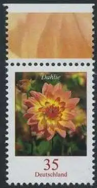 BUND 2006 Michel-Nummer 2505 postfrisch EINZELMARKE RAND oben (b)