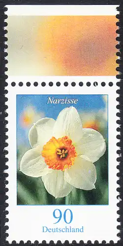 BUND 2006 Michel-Nummer 2506 postfrisch EINZELMARKE RAND oben (a)