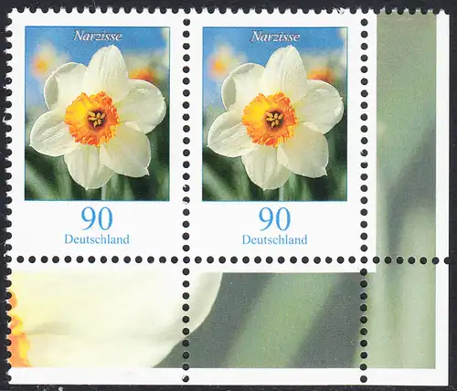 BUND 2006 Michel-Nummer 2506 postfrisch horiz.PAAR ECKRAND unten rechts