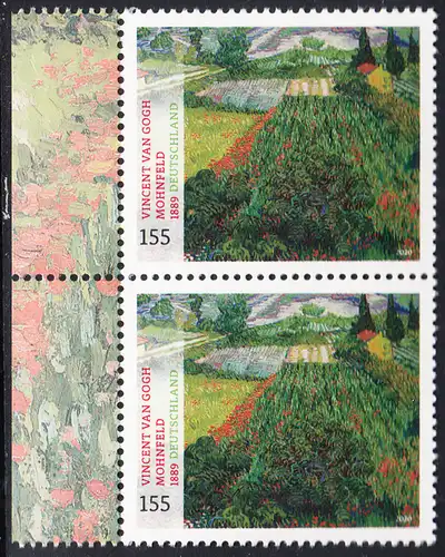 BUND 2020 Michel-Nummer 3512 postfrisch vert.PAAR RÄNDER links