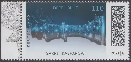 BUND 2021 Michel-Nummer 3595 postfrisch EINZELMARKE RAND links (b)