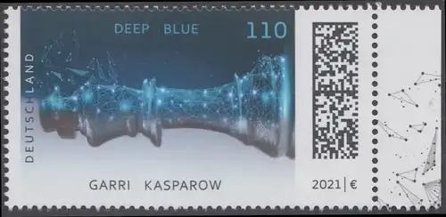 BUND 2021 Michel-Nummer 3595 postfrisch EINZELMARKE RAND rechts (b)