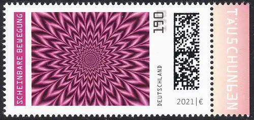 BUND 2021 Michel-Nummer 3624 postfrisch EINZELMARKE RAND rechts (c)