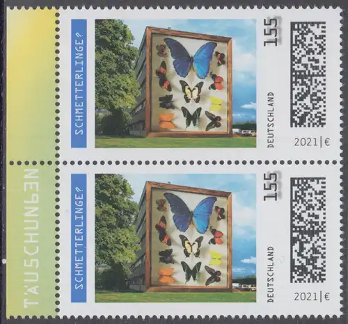 BUND 2021 Michel-Nummer 3630 postfrisch vert.PAAR RÄNDER links (a)