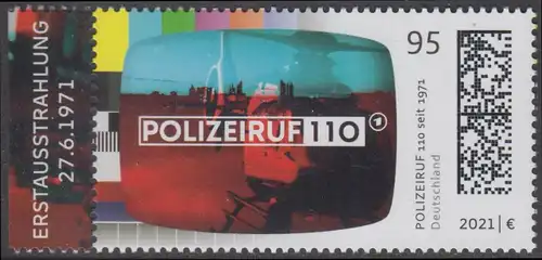 BUND 2021 Michel-Nummer 3638 postfrisch EINZELMARKE RAND links (a)