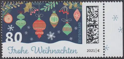 BUND 2021 Michel-Nummer 3640 postfrisch EINZELMARKE RAND rechts (c)