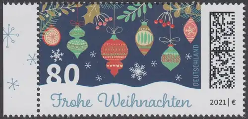 BUND 2021 Michel-Nummer 3640 postfrisch EINZELMARKE RAND links (b)