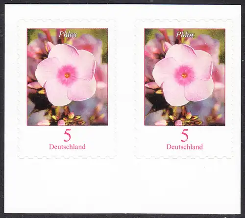 BUND 2019 Michel-Nummer 3459 postfrisch horiz.PAAR (a02) (aus MH/selbstklebend)