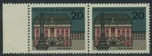 BUND 1964 Michel-Nummer 0424 postfrisch horiz.PAAR RAND links