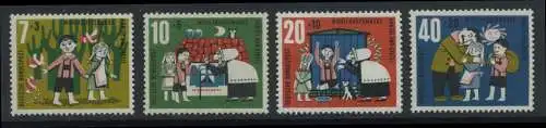 BUND 1961 Michel-Nummer 0369-0372 postfrisch SATZ(4) EINZELMARKEN
