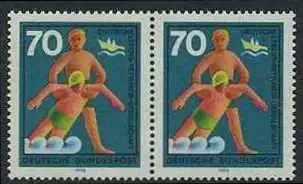 BUND 1970 Michel-Nummer 0634 postfrisch horiz.PAAR