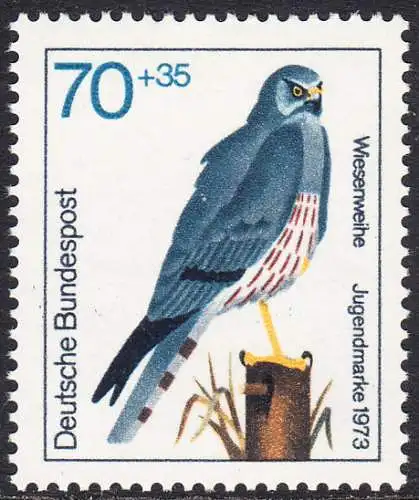 BUND 1973 Michel-Nummer 0757 postfrisch EINZELMARKE