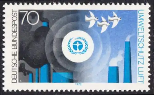 BUND 1973 Michel-Nummer 0777 postfrisch EINZELMARKE 