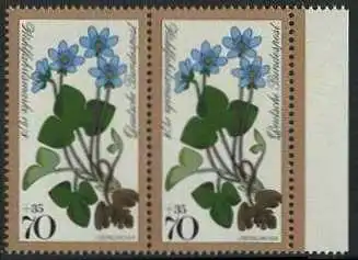BUND 1978 Michel-Nummer 0985 postfrisch horiz.PAAR RAND rechts
