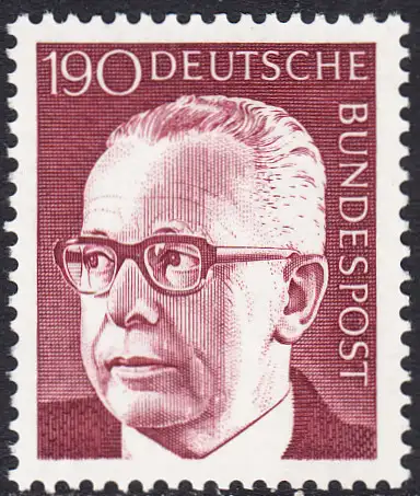 BUND 1972 Michel-Nummer 0732 postfrisch EINZELMARKE