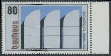 BUND 1983 Michel-Nummer 1166 postfrisch EINZELMARKE RAND rechts