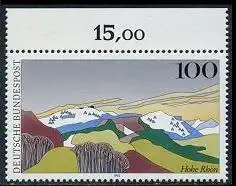 BUND 1993 Michel-Nummer 1686 postfrisch EINZELMARKE RAND oben (a)