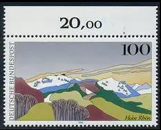 BUND 1993 Michel-Nummer 1686 postfrisch EINZELMARKE RAND oben (b)