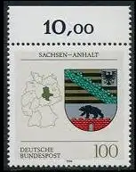 BUND 1994 Michel-Nummer 1714 postfrisch EINZELMARKE RAND oben (a)