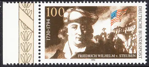 BUND 1994 Michel-Nummer 1766 postfrisch EINZELMARKE RAND links (a)