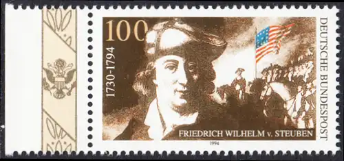 BUND 1994 Michel-Nummer 1766 postfrisch EINZELMARKE RAND links (b)