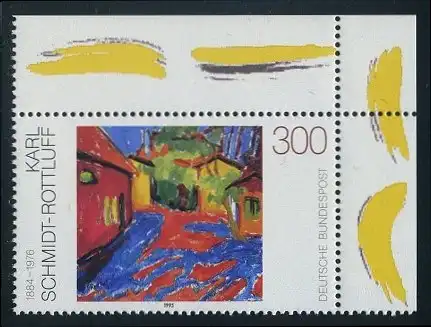 BUND 1995 Michel-Nummer 1776 postfrisch EINZELMARKE ECKRAND oben rechts