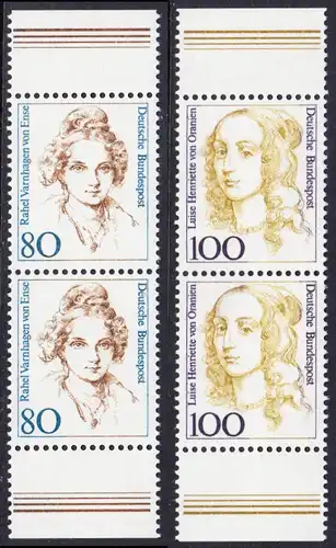 BUND 1994 Michel-Nummer 1756 postfrisch SATZ(2) vert.PAARE RÄNDER oben/unten 