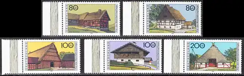 BUND 1995 Michel-Nummer 1819-1823 postfrisch SATZ(5) EINZELMARKEN RÄNDER links