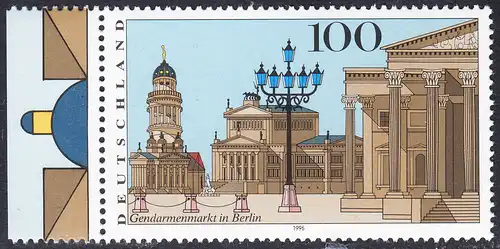 BUND 1996 Michel-Nummer 1877 postfrisch EINZELMARKE RAND links