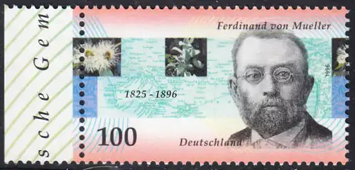 BUND 1996 Michel-Nummer 1889 postfrisch EINZELMARKE RAND links