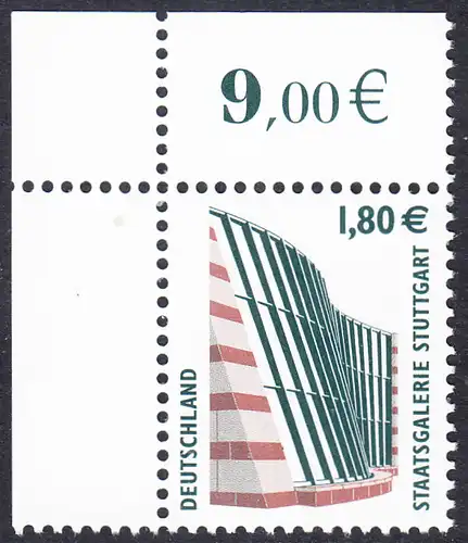 BUND 2003 Michel-Nummer 2313 postfrisch EINZELMARKE ECKRAND oben links