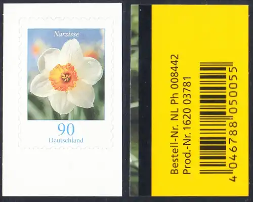 BUND 2006 Michel-Nummer 2515 postfrisch EINZELMARKE (selbsklebend / aus Markenheft) m/ EAN