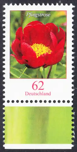 BUND 2014 Michel-Nummer 3114 postfrisch EINZELMARKE RAND unten (c)