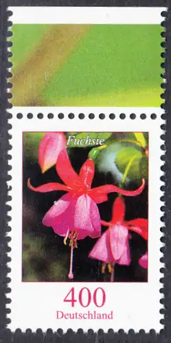 BUND 2015 Michel-Nummer 3190 postfrisch EINZELMARKE RAND oben (c)