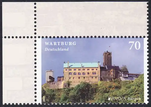 BUND 2017 Michel-Nummer 3310 postfrisch EINZELMARKE ECKRAND oben links