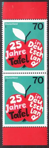 BUND 2018 Michel-Nummer 3361 postfrisch vert.PAAR RÄNDER oben/unten (b)