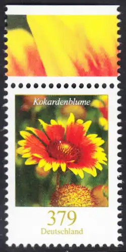 BUND 2018 Michel-Nummer 3399 postfrisch EINZELMARKE RAND oben (a)