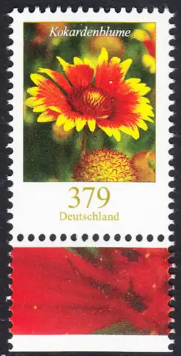 BUND 2018 Michel-Nummer 3399 postfrisch EINZELMARKE RAND unten (a)