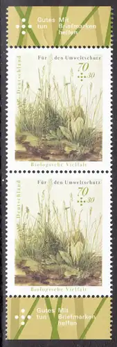 BUND 2018 Michel-Nummer 3411 postfrisch vert.PAAR RÄNDER oben/unten (b)