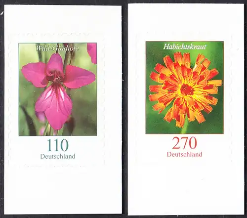 BUND 2019 Michel-Nummer 3489-3490 postfrisch SATZ(2) EINZELMARKEN (a01) -aus Foliobogen/selbstklebend-