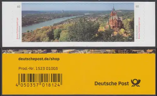 BUND 2020 Michel-Nummer 3517-3518 postfrisch horiz.PAAR m/ EAN (b) (selbstklebend)