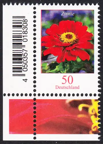 BUND 2020 Michel-Nummer 3535 postfrisch EINZELMARKE ECKRAND unten links