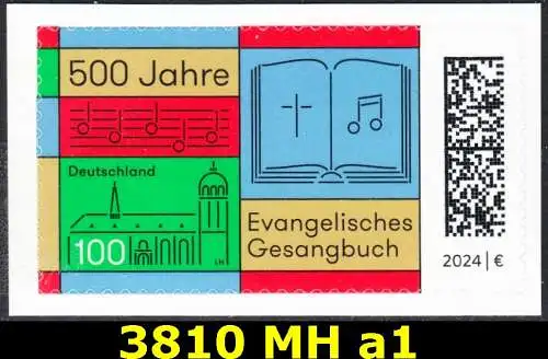 BUND 2024 Michel-# 3810 postfrisch EINZELMARKE (MH / a1)