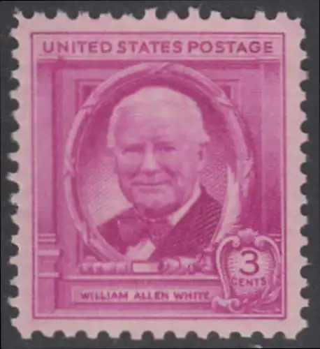 USA Michel 0573 / Scott 0960 postfrisch EINZELMARKE (a2) - William Allen White, Journalist und Zeitungsverleger