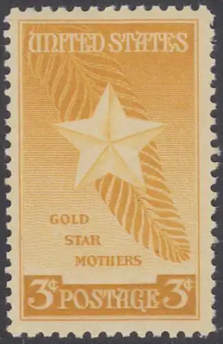 USA Michel 0582 / Scott 0969 postfrisch EINZELMARKE (a2) - „Goldener-Stern“-Orden für Mütter gefallener US-Soldaten