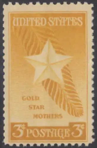 USA Michel 0582 / Scott 0969 postfrisch EINZELMARKE (a3) - „Goldener-Stern“-Orden für Mütter gefallener US-Soldaten