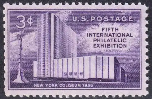 USA Michel 0698 / Scott 1076 postfrisch EINZELMARKE (a2) - 5. Internationale Briefmarkenausstellung FIPEX, New York, Kolumbus-Denkmal 