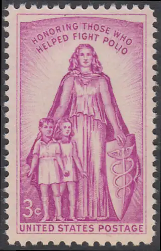 USA Michel 0709 / Scott 1087 postfrisch EINZELMARKE (a2) - Kampf gegen die Kinderlähmung; Symbol des Kinderschutzes