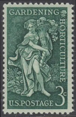 USA Michel 0723 / Scott 1100 postfrisch EINZELMARKE (a2) - Gartenbauvereine, 100. Geburtstag des Botanikers Liberty Hyde Bailey